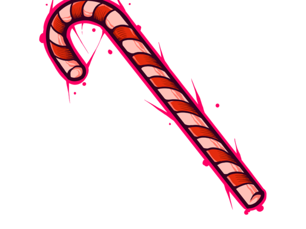Christmas candy stick t shirt vector file