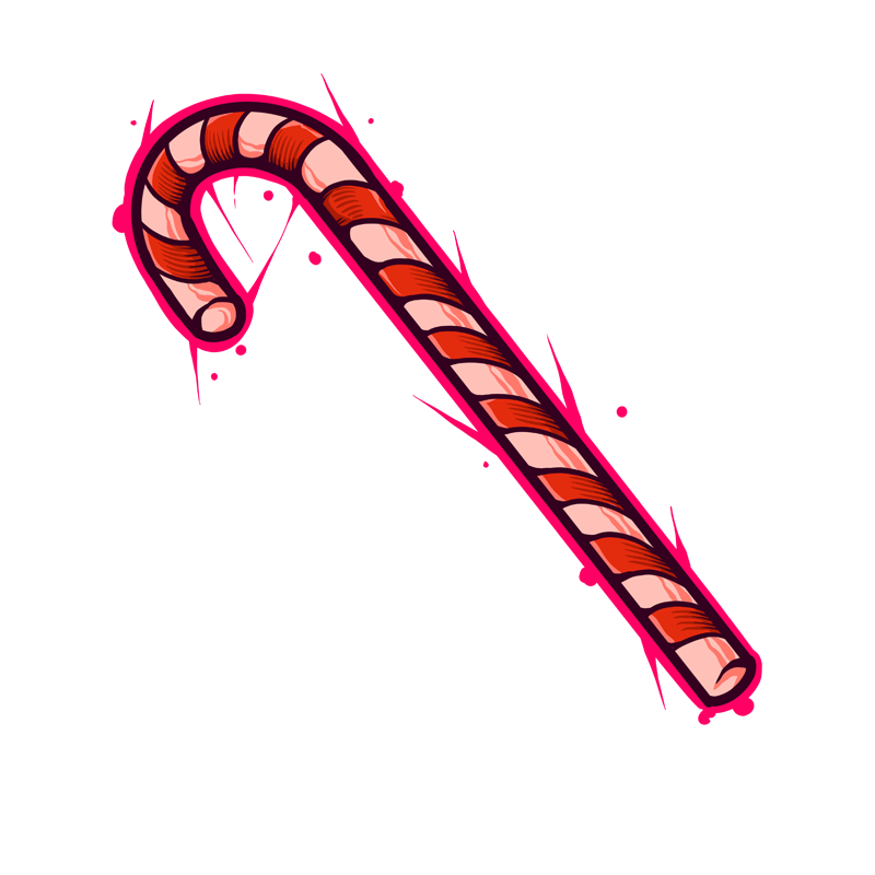 christmas candy stick