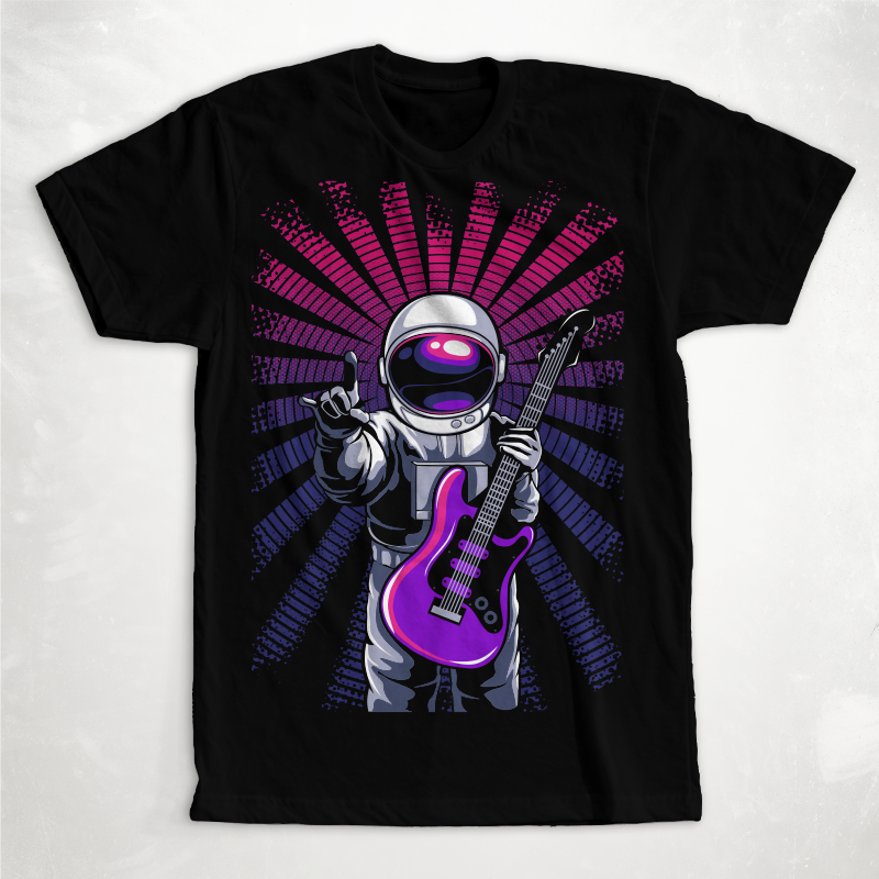 Astronaut T-shirt Designs Bundle Part 3