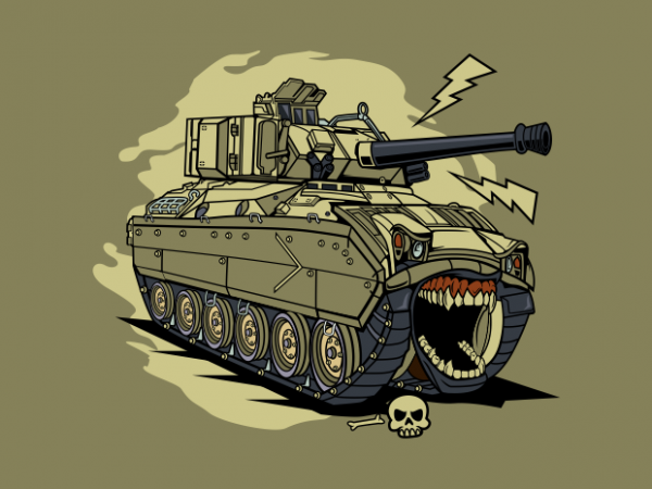 Tank monster t shirt designs for sale