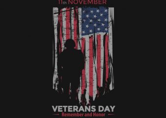 “American Flag Veterans Day” vector design t-shirt template buy t shirt design for sale!