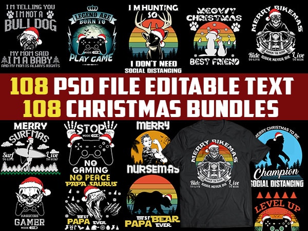 364 christmas, americanflag, nurse and skull Bundles 4in1 tshirt designs