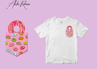 Donut in Pocket-svg Design