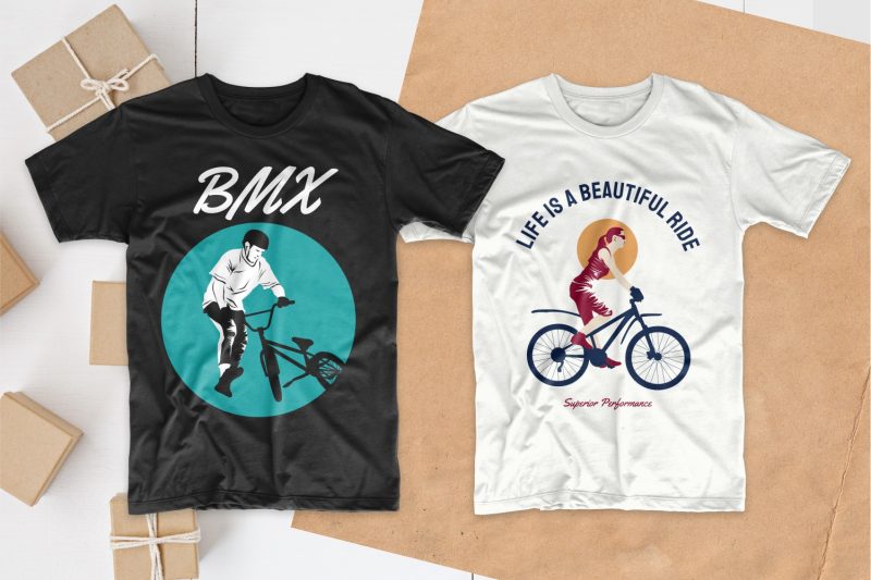 bicycle t shirt design bundle, Bike t shirt design slogan quotes pack collection bundles, Bike t-shirt designs silhouettes, Mountain bike t shirt design, EPS PSD SVG PNG