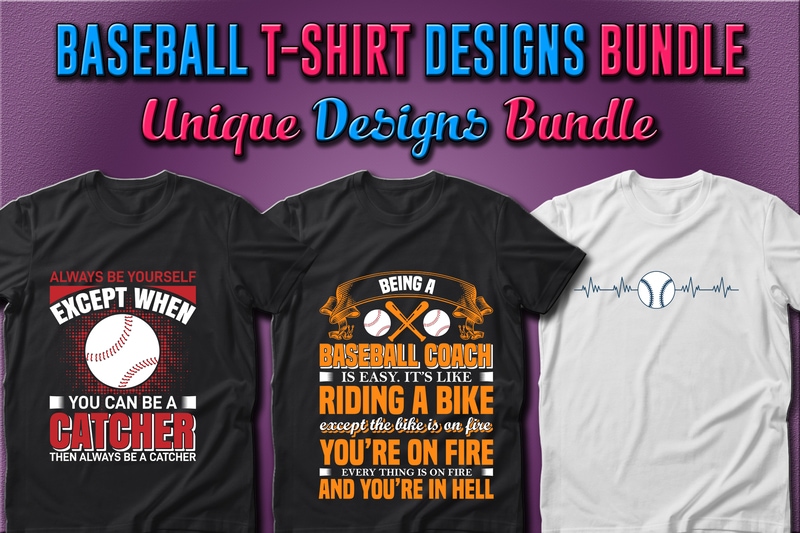 Best Selling 38 Baseball Sport T-shirt Designs Bundle