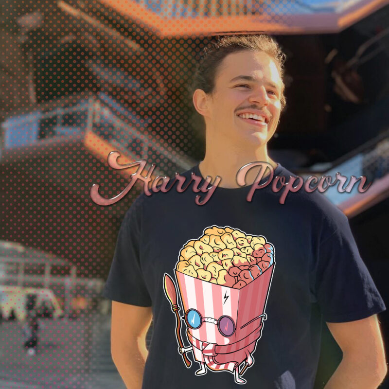 Harry Popcorn/ HP Theme/ Movie Theme / Fan Art Theme PSD+PNG