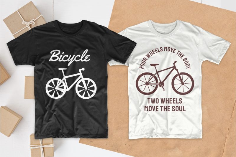 t-shirt vector bicycle t shirt design bundle, Bike t shirt design slogan quotes pack collection bundles, Bike t-shirt designs silhouettes, Mountain bike t shirt design, EPS PSD SVG PNG