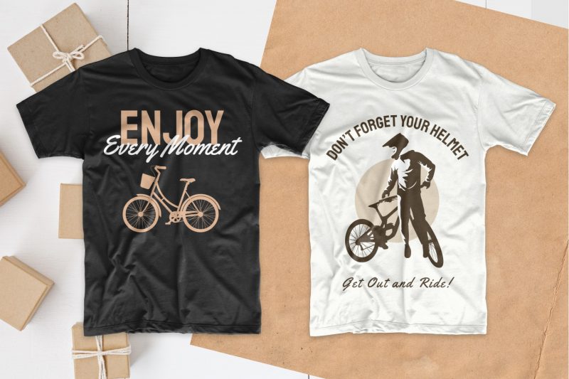 t-shirt vector bicycle t shirt design bundle, Bike t shirt design slogan quotes pack collection bundles, Bike t-shirt designs silhouettes, Mountain bike t shirt design, EPS PSD SVG PNG