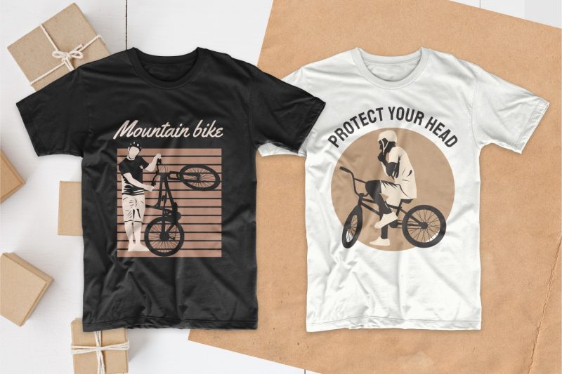 t-shirt vector bicycle t shirt design bundle, Bike t shirt design slogan quotes pack collection bundles, Bike t-shirt designs silhouettes, Mountain bike t shirt design, EPS PSD SVG PNG