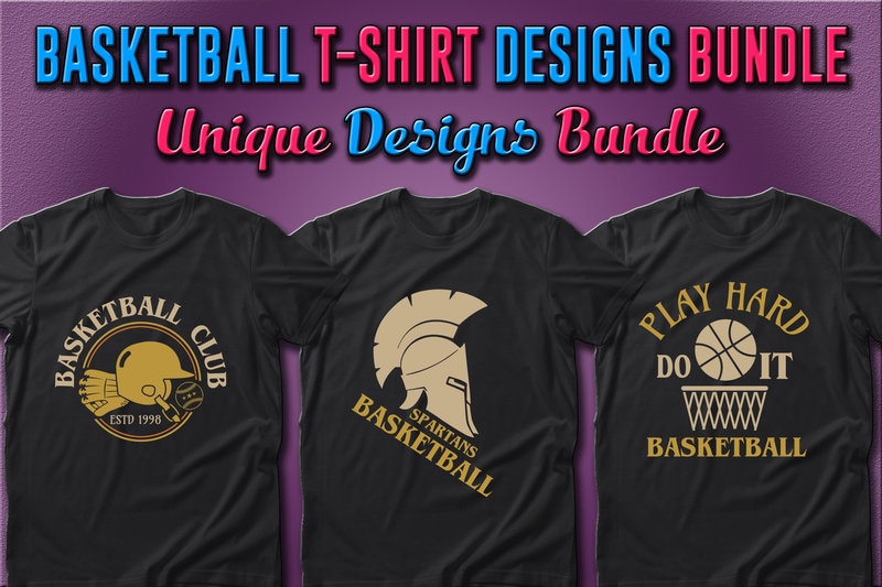 Best Selling 40 Basketball Sport T-shirt Designs Bundle