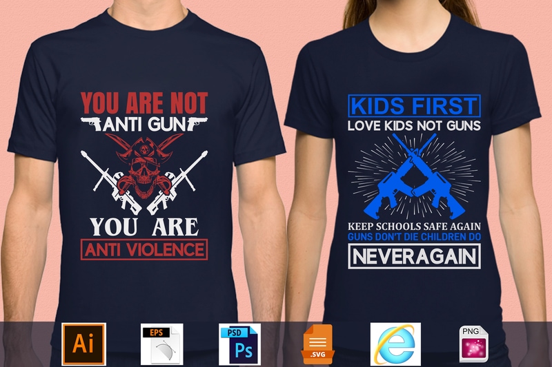 Best Selling 100 Gun Lover T-shirt Designs Bundle – 98 % Off