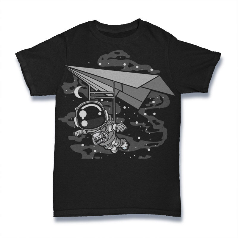 t-shirt vector 100 Astronaut Cartoon Designs Bundle