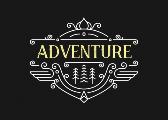 Adventure 2 t shirt vector