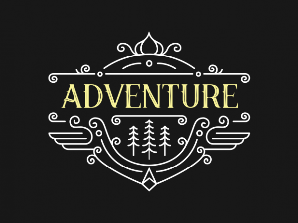 Adventure 2 t shirt vector