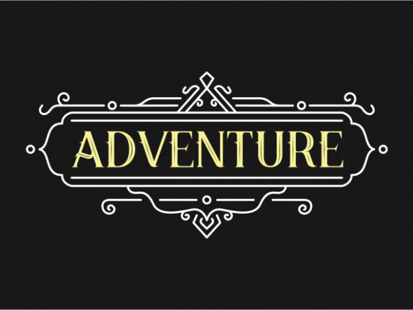 Adventure 3 t shirt vector