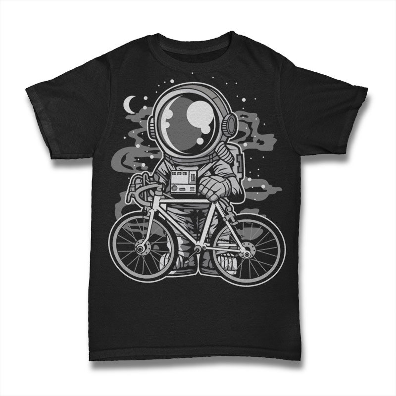 t-shirt vector 100 Astronaut Cartoon Designs Bundle