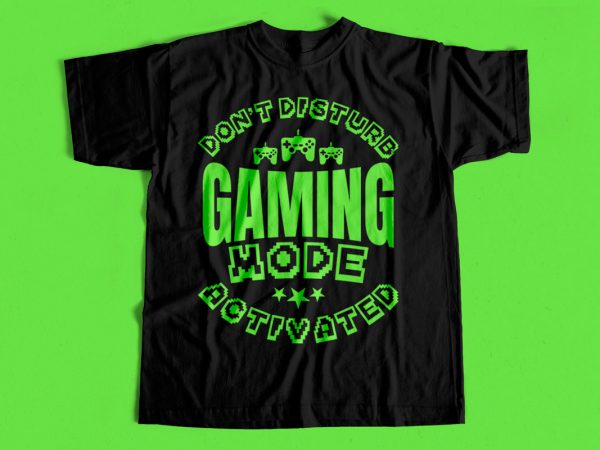 Don’t disturb gaming mode activated – gaming design
