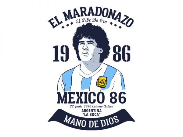 El maradonazo vector clipart