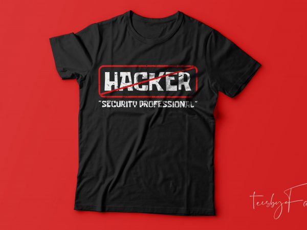 Security professional t shirt design for sale
