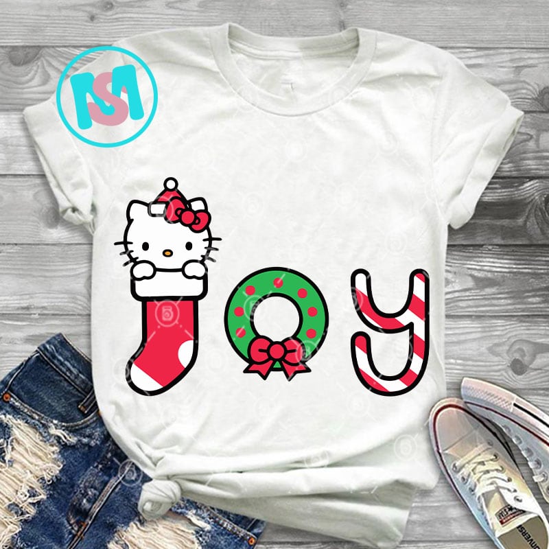 Download Hello Kitty Christmas Joy SVG, Merry Christmas SVG, Quote ...