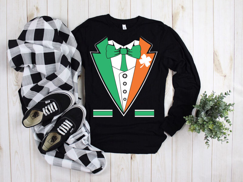 Leprechaun tuxedo t shirt hotsell