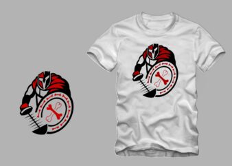 funny spartan warrior vector illustration t shirt design for sale