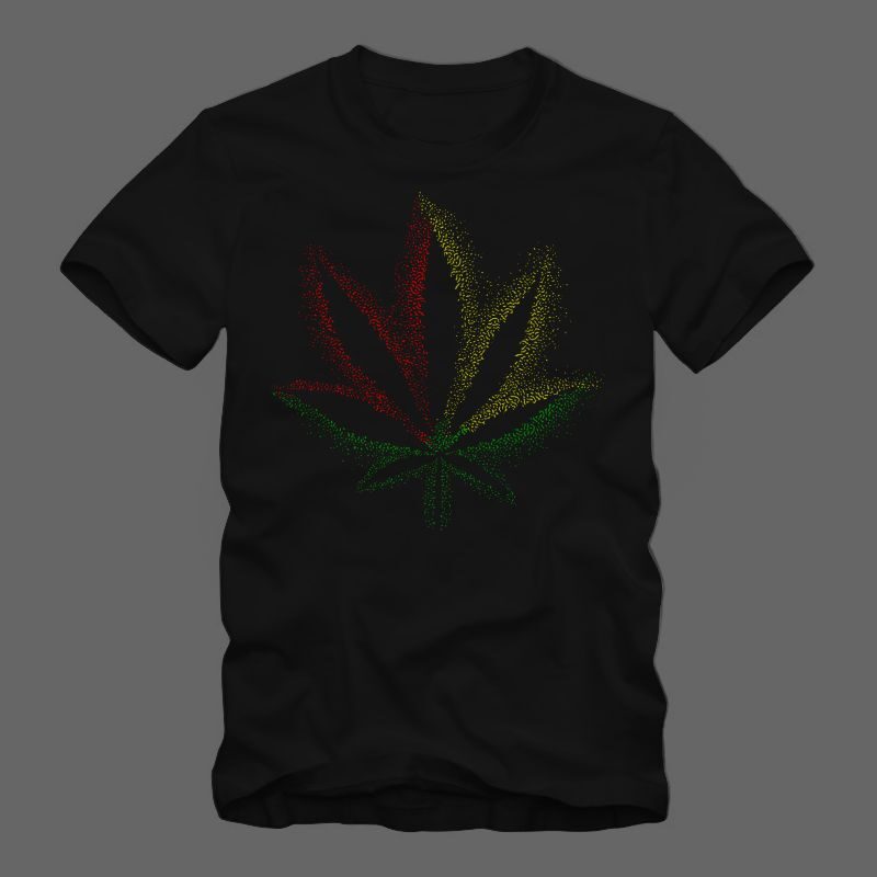 Green Power of Cannabis Leaf t shirt design, cannabis t shirt design, canabis t shirt, smoker t shirt, stoner t-shirt design for sale