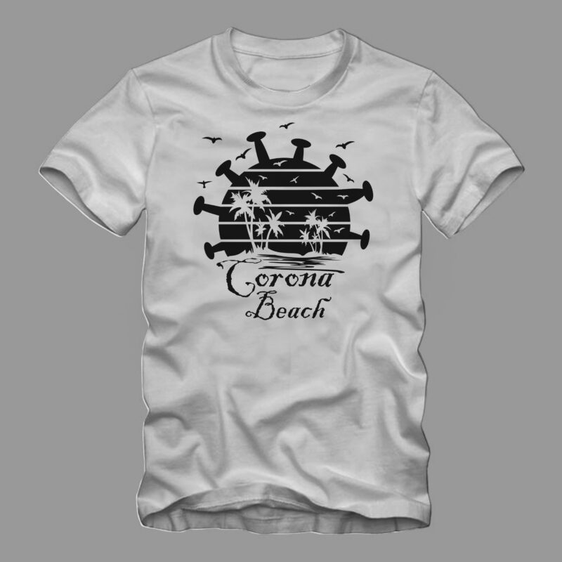 Funny summer in covid-19 pandemic, corona beach t shirt design, summer t shirt, beach t shirt design, surf t shirt, surfing t shirt design, summer t shirt design for sale