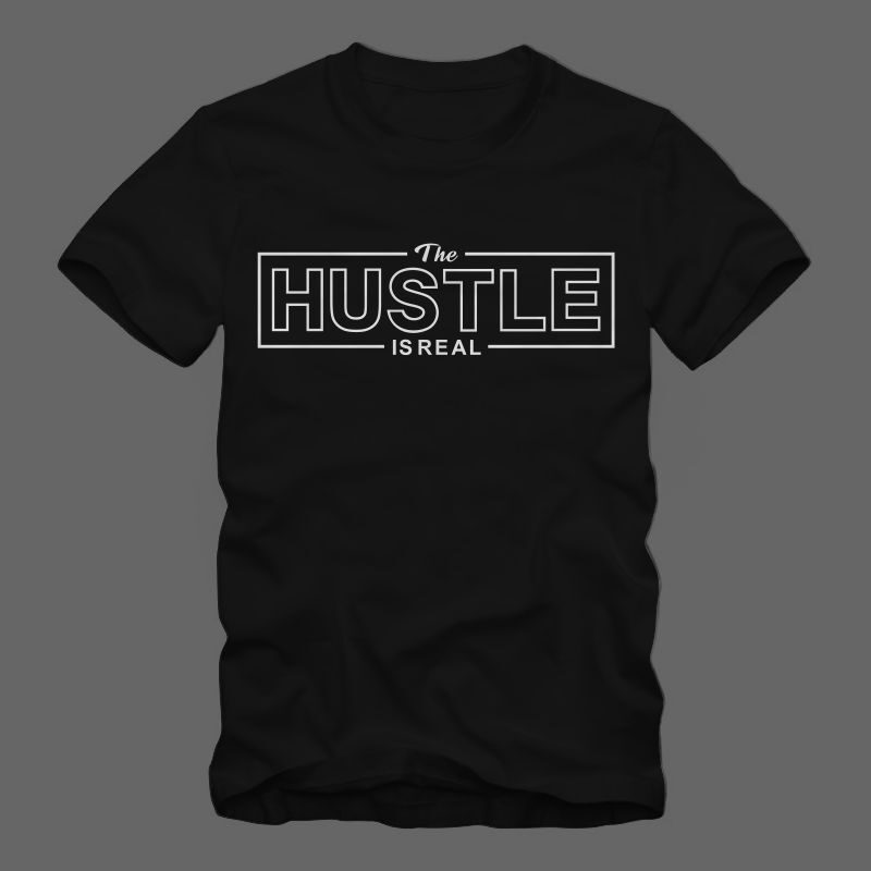 hustle shirt design