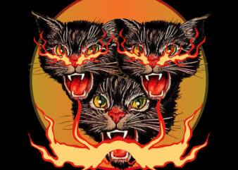 Angry Cat Vector, Cat vector, Angry Cat svg