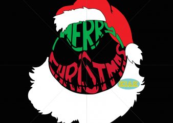 2021 is a really bad year and Christmas is having an impact tshirt design vector, Santa Claus tshirt design vector, Quarantine 2020 svg, Santa Claus vector, Santa Svg, Santa vector,