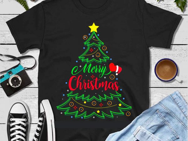 Christmas tree with ornaments svg, christmas tree star topper svg, christmas tree with star vector, christmas tree with star svg, merry christmas svg, christmas tree vector, christmas tree svg, star