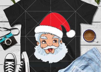 Santa Claus t shirt template vector, Santa Claus Svg, Santa Claus vector, Santa’s face vector, Santa face Svg, Funny Santa Svg, Santa Svg, Santa vector, holiday svg, Funny santa claus