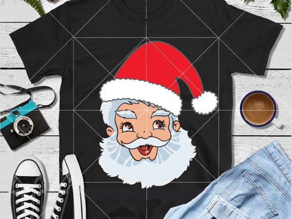 Santa claus t shirt template vector, santa claus svg, santa claus vector, santa’s face vector, santa face svg, funny santa svg, santa svg, santa vector, holiday svg, funny santa claus