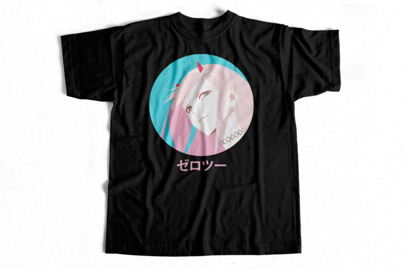 Zero 2 Japanese Anime T shirt design
