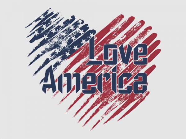 “i really love america” vector design t-shirt template buy t shirt design for sale!