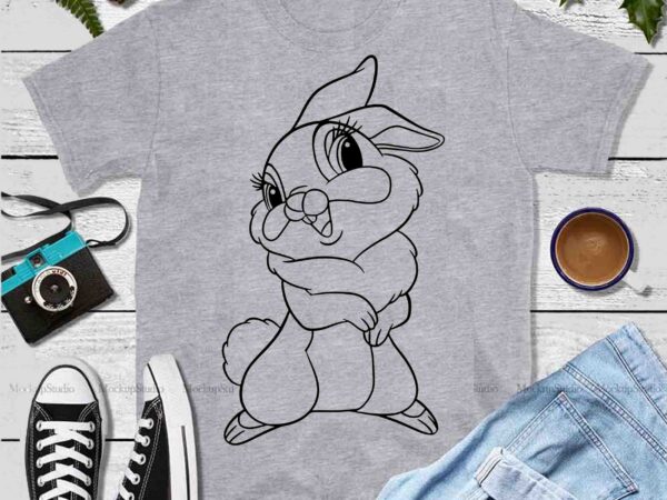 Rabbit design t shirt template vector, rabbit svg, rabbit vector, rabbit, bunny svg, bunny vector, bunny, bunny cute file for cricut and silhouette png eps svg dxf