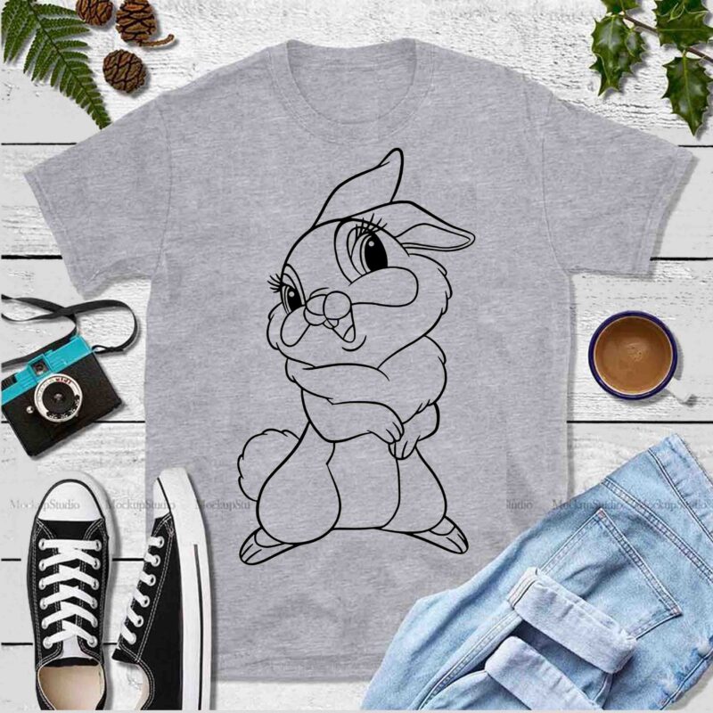 8 Bundle Rabbit design t shirt template vector, Bunny dollar, rabbit svg, rabbit vector, rabbit, bunny svg, bunny vector, bunny, bunny cute file for cricut and silhouette png eps svg dxf