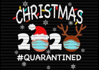 Christmas Quarantine 2020 svg, Funny Christmas Lights svg, christmas face mask svg, Quarantine Christmas 2020 svg