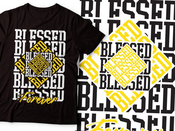 Blessed christian tshirt design | bible tshirt design |religious tshirt design