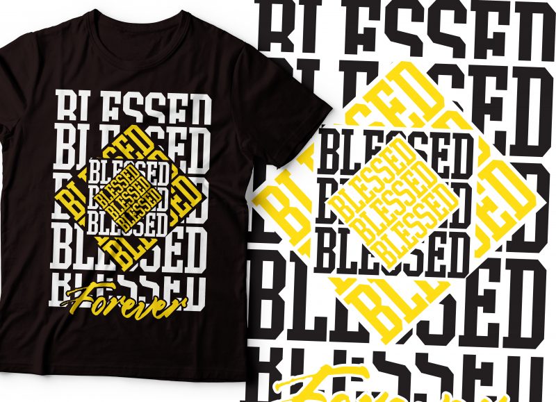 blessed christian tshirt design | bible tshirt design |religious tshirt design