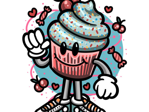 cute cupcake cartoon - Buy t-shirt designs