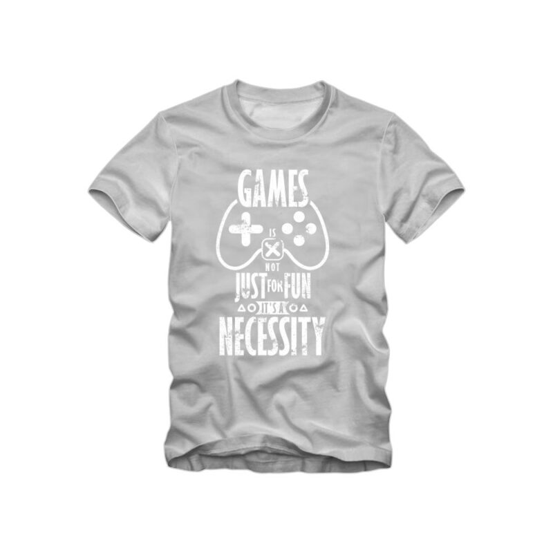 “Games is not just for fun” vector design template buy t shirt design for sale!