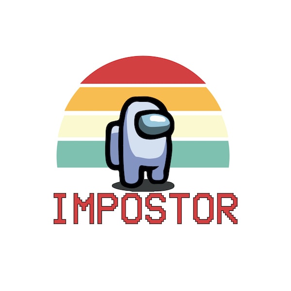 impostor Among us – amongus Design SVG – AI – EPS – PNG – JPG