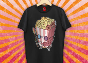 Harry Popcorn/ HP Theme/ Movie Theme / Fan Art Theme PSD+PNG graphic t shirt