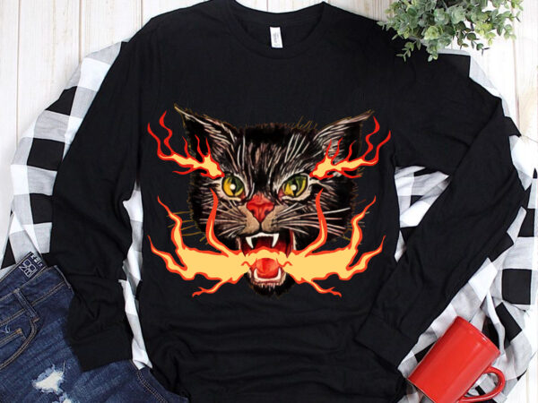 Rage of mad cats t shirt design template vector, rage of mad cat png, cat png, cat black vector, angry cat png, cat vector, angry cat vector, cat