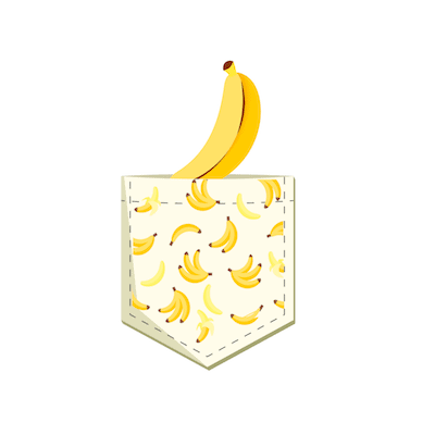 Banana pocket design – svg – ai – eps – png – jpg