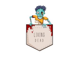 Zombie Pocket Design zombie pocket – SVG – AI – EPS – PNG – JPG