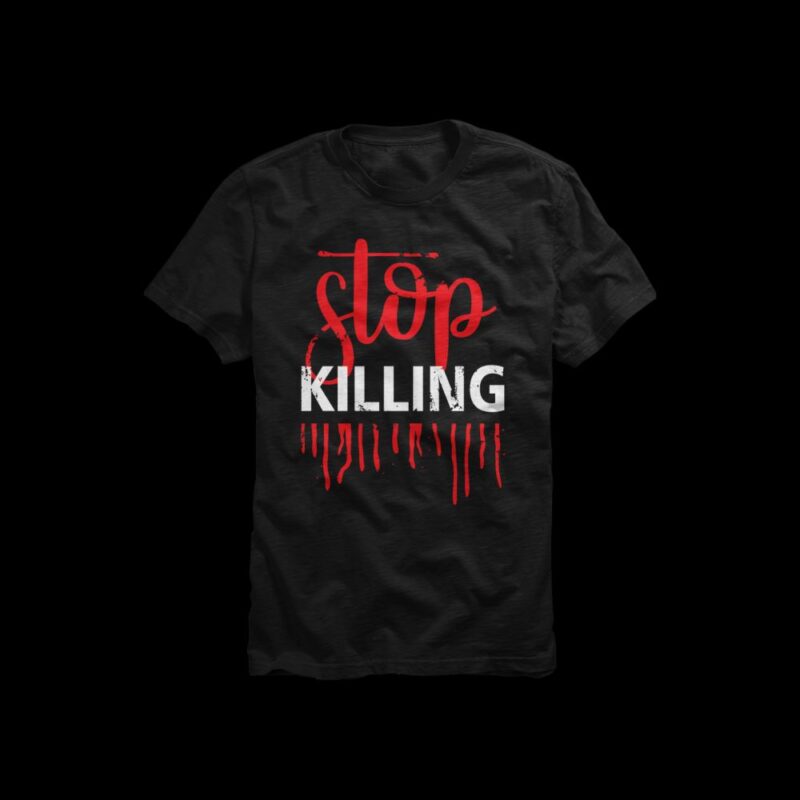 stop killing vector design for sale