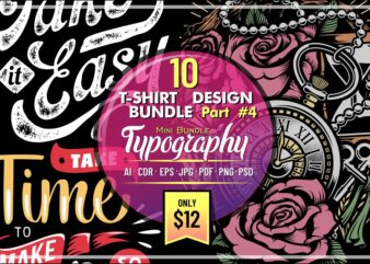 10 T-SHIRT DESIGN MINI BUNDLE PART 4